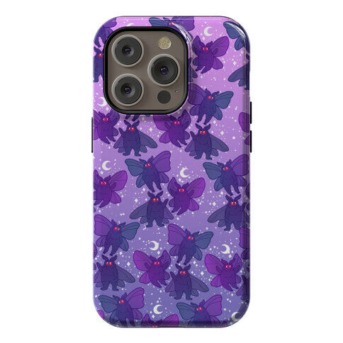 Chubby Mothman Nighttime Pattern Phone Case