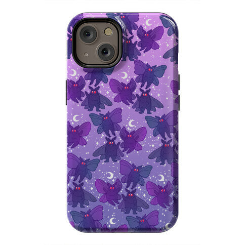 Chubby Mothman Nighttime Pattern Phone Case