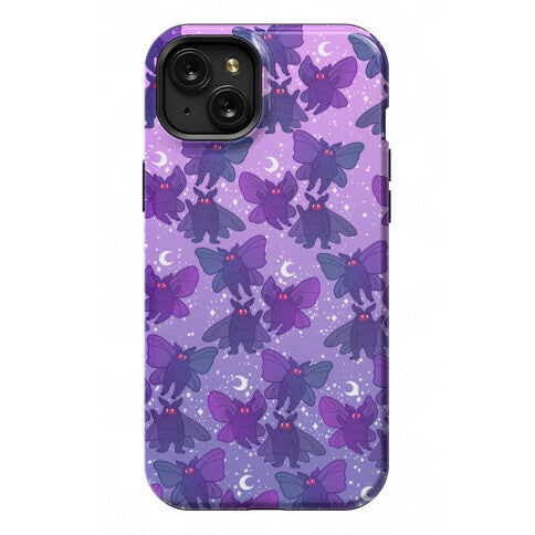 Chubby Mothman Nighttime Pattern Phone Case