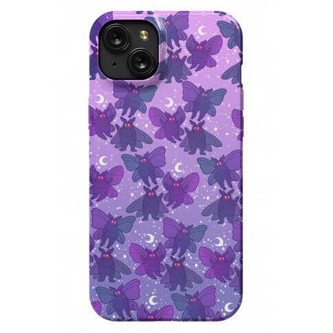 Chubby Mothman Nighttime Pattern Phone Case