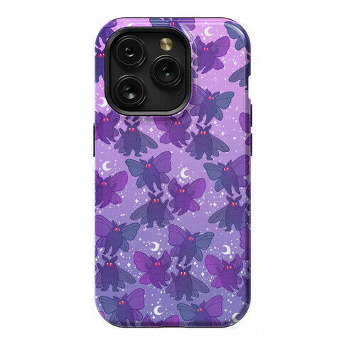 Chubby Mothman Nighttime Pattern Phone Case