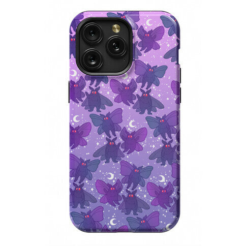 Chubby Mothman Nighttime Pattern Phone Case