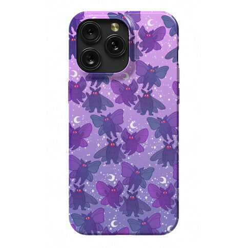 Chubby Mothman Nighttime Pattern Phone Case