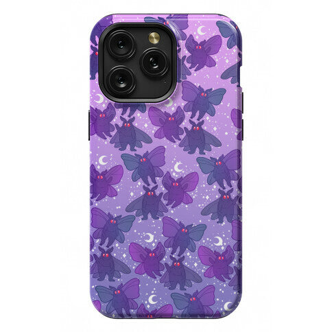 Chubby Mothman Nighttime Pattern Phone Case