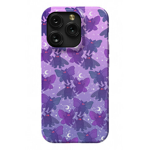 Chubby Mothman Nighttime Pattern Phone Case