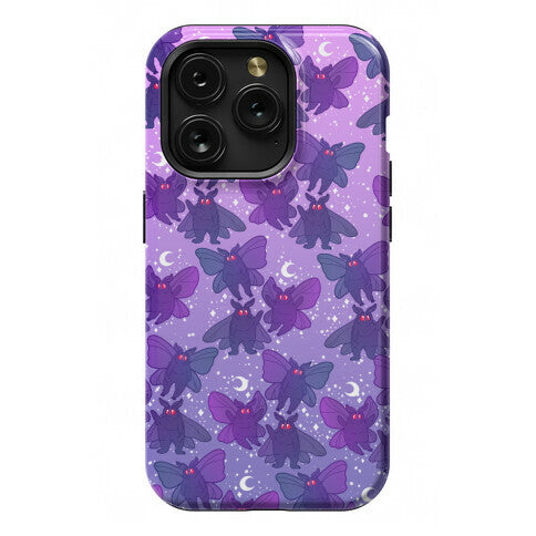 Chubby Mothman Nighttime Pattern Phone Case