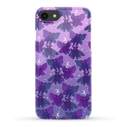 Chubby Mothman Nighttime Pattern Phone Case