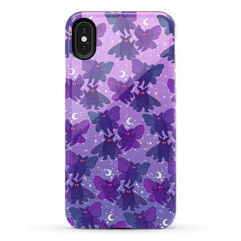 Chubby Mothman Nighttime Pattern Phone Case