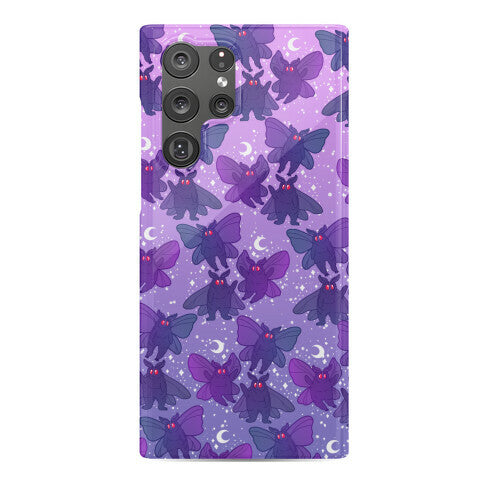 Chubby Mothman Nighttime Pattern Phone Case