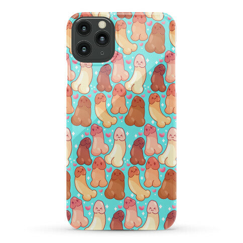 Kawaii Penises Pattern Phone Case