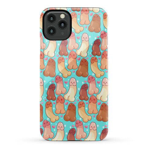 Kawaii Penises Pattern Phone Case