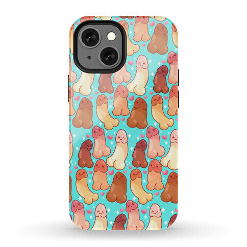 Kawaii Penises Pattern Phone Case