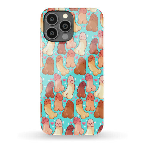 Kawaii Penises Pattern Phone Case