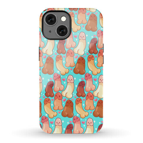 Kawaii Penises Pattern Phone Case