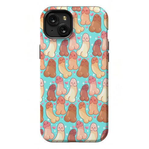 Kawaii Penises Pattern Phone Case