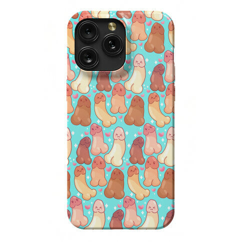 Kawaii Penises Pattern Phone Case