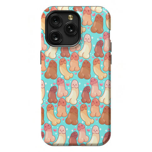 Kawaii Penises Pattern Phone Case