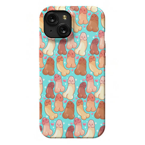 Kawaii Penises Pattern Phone Case