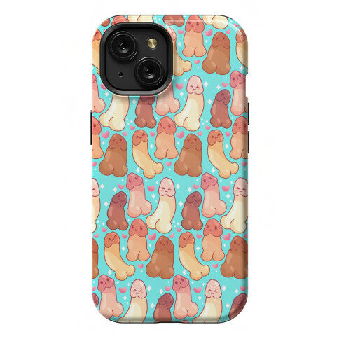 Kawaii Penises Pattern Phone Case