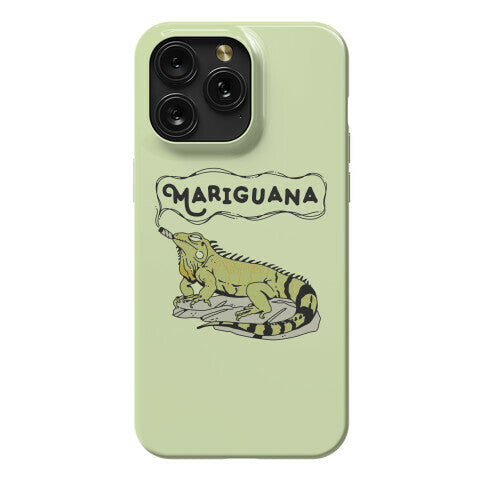 Mariguana Marijuana Iguana Phone Case