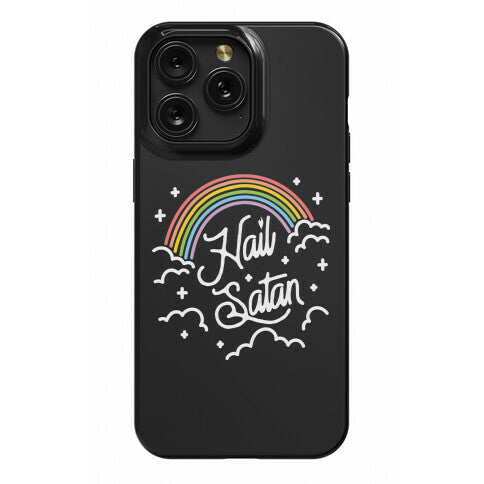 Hail Satan Rainbow Phone Case