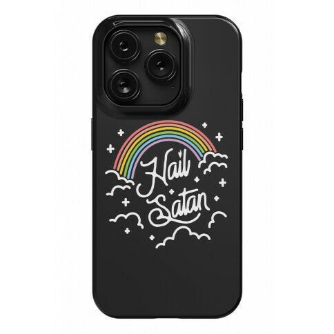 Hail Satan Rainbow Phone Case