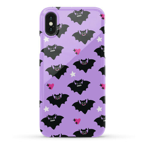 Pastel Goth Bats Pattern Phone Case