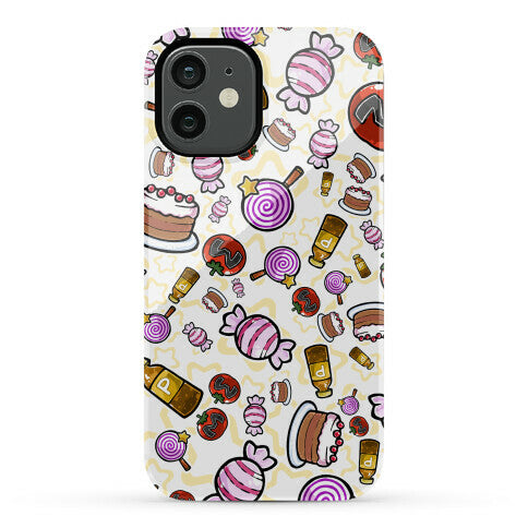 Kirby Munchies Pattern Phone Case