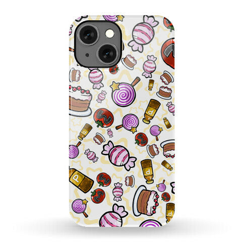 Kirby Munchies Pattern Phone Case