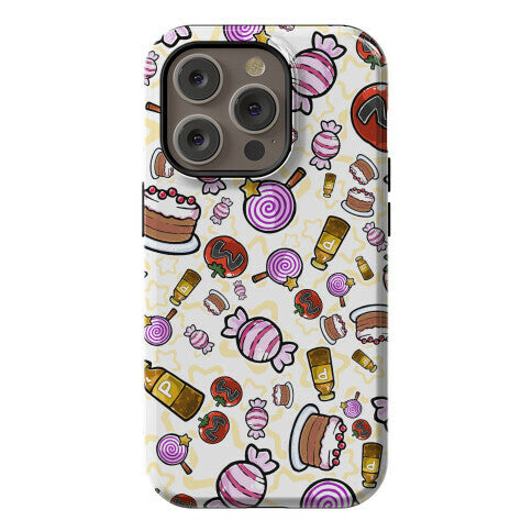 Kirby Munchies Pattern Phone Case