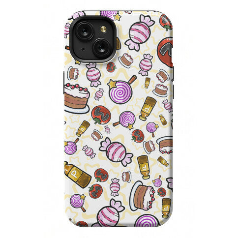 Kirby Munchies Pattern Phone Case
