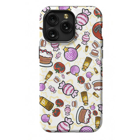 Kirby Munchies Pattern Phone Case