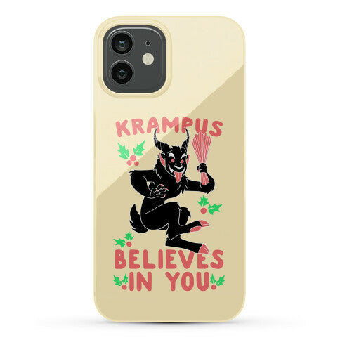 Krampus Believes in You Phone Case