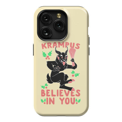Krampus Believes in You Phone Case