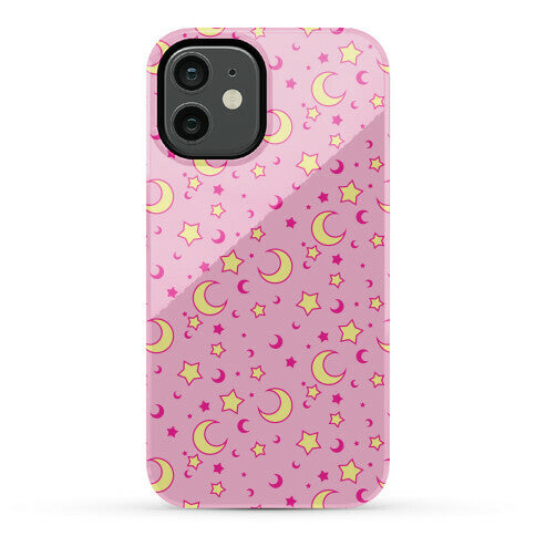 Dreamy Pastel Moon And Stars Phone Case