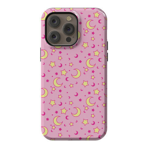 Dreamy Pastel Moon And Stars Phone Case