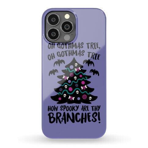 Oh Gothmas Tree Oh Gothmas Tree Parody Phone Case