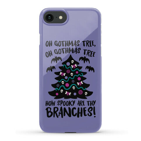 Oh Gothmas Tree Oh Gothmas Tree Parody Phone Case