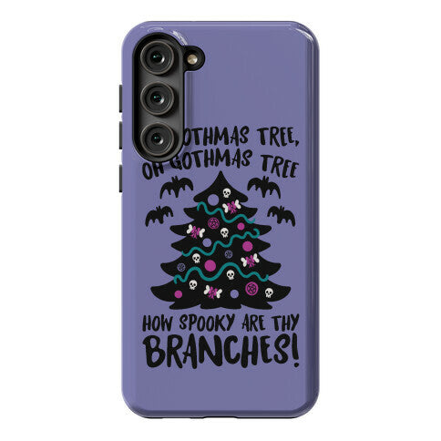 Oh Gothmas Tree Oh Gothmas Tree Parody Phone Case