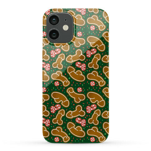 Gingerbread and Candy Cane Penises  Phone Case
