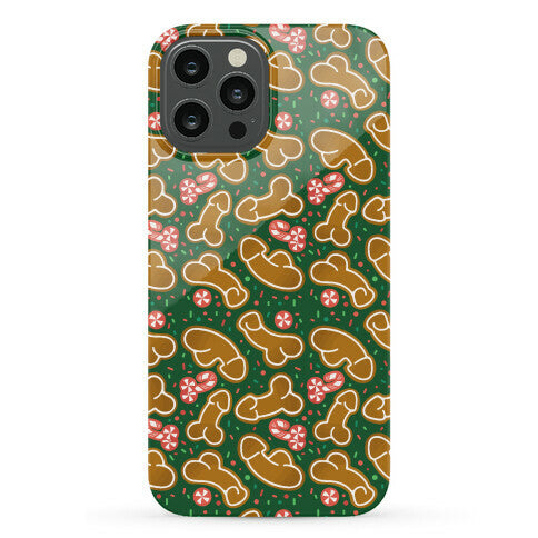 Gingerbread and Candy Cane Penises  Phone Case
