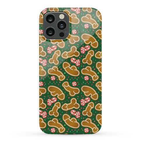 Gingerbread and Candy Cane Penises  Phone Case