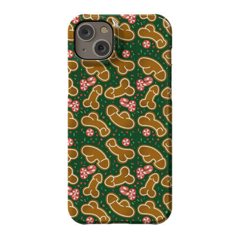 Gingerbread and Candy Cane Penises  Phone Case