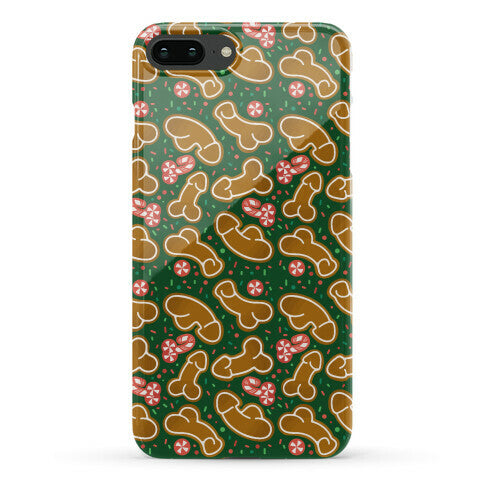 Gingerbread and Candy Cane Penises  Phone Case