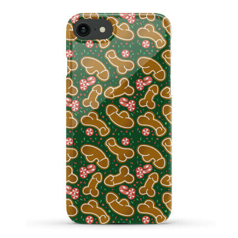 Gingerbread and Candy Cane Penises  Phone Case