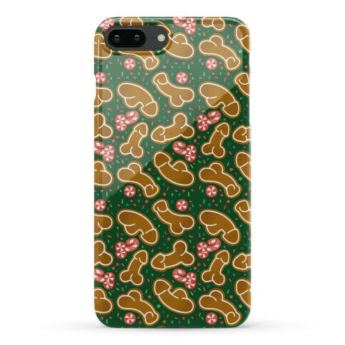 Gingerbread and Candy Cane Penises  Phone Case