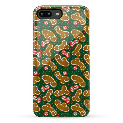 Gingerbread and Candy Cane Penises  Phone Case