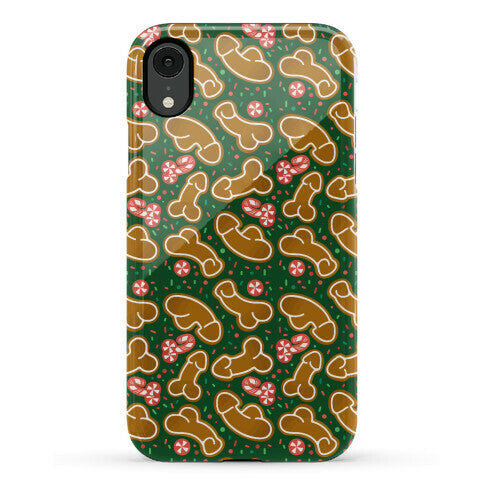 Gingerbread and Candy Cane Penises  Phone Case