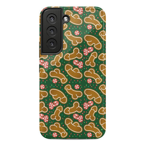 Gingerbread and Candy Cane Penises  Phone Case