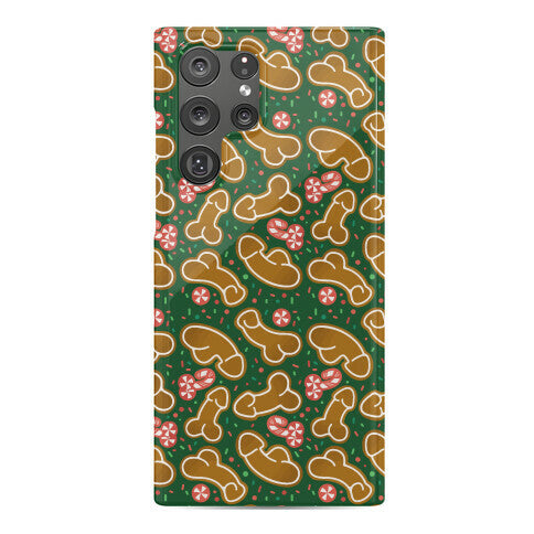Gingerbread and Candy Cane Penises  Phone Case